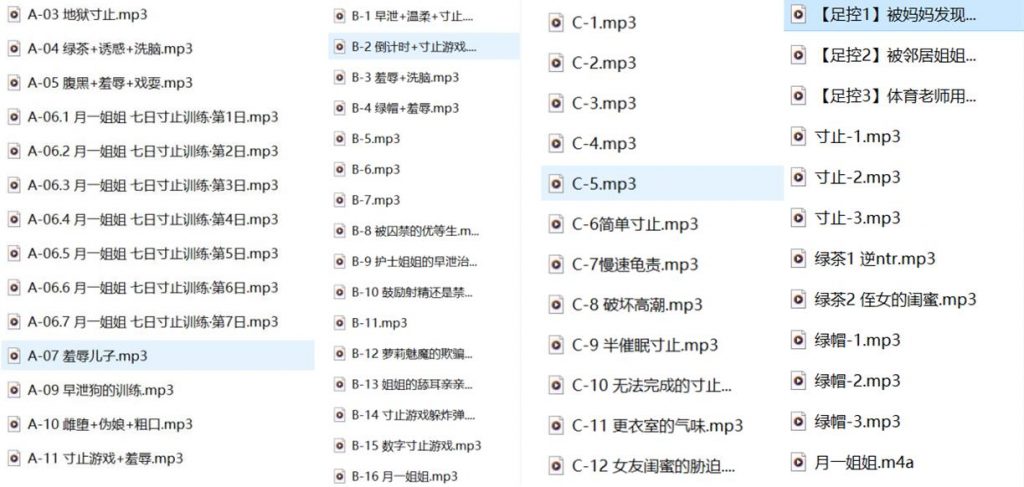 月一姐姐有声小说合集
